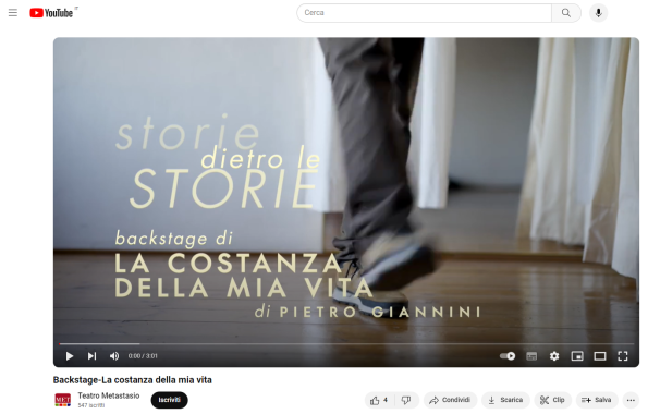 La costanza della mia vita