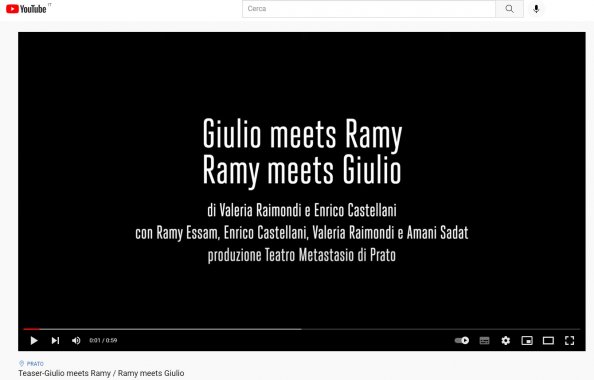 Giulio meets Ramy / Ramy meets Giulio